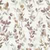 Joyful Eucalyptus Wallpaper Wallpaper York Designer Series Double Roll Plum 