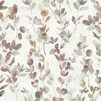Joyful Eucalyptus Wallpaper Wallpaper York Designer Series Double Roll Plum 