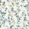 Joyful Eucalyptus Wallpaper Wallpaper York Designer Series Double Roll Turquoise 