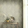 Charleston Damask Wallpaper Wallpaper Ronald Redding Designs   