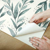 Olive Branch Premium Peel + Stick Wallpaper Peel and Stick Wallpaper Magnolia Home   