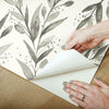 Olive Branch Premium Peel + Stick Wallpaper Peel and Stick Wallpaper Magnolia Home   