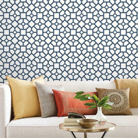 Hedgerow Trellis Premium Peel + Stick Wallpaper Peel and Stick Wallpaper York   
