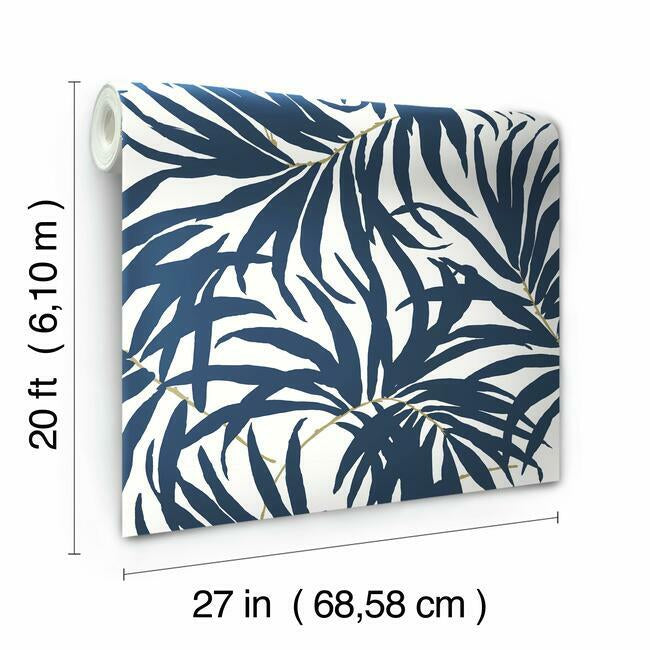 Bali Leaves Premium Peel + Stick Wallpaper Peel and Stick Wallpaper York   