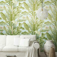 Banana Leaf Premium Peel + Stick Wallpaper Peel and Stick Wallpaper York   
