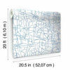 Cubist Cityscape Premium Peel + Stick Wallpaper Peel and Stick Wallpaper York   