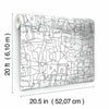 Cubist Cityscape Premium Peel + Stick Wallpaper Peel and Stick Wallpaper York   