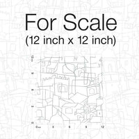 Cubist Cityscape Premium Peel + Stick Wallpaper Peel and Stick Wallpaper York   