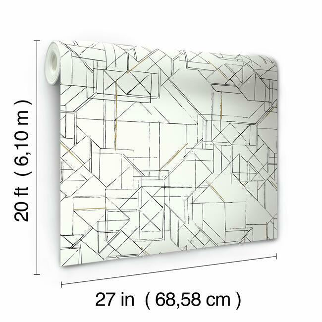 Prism Schematics Premium Peel + Stick Wallpaper Peel and Stick Wallpaper York   