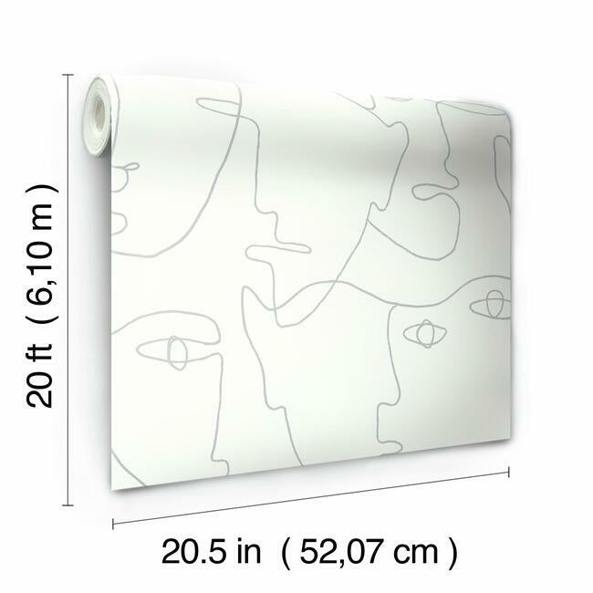 Pablo Portraits Premium Peel + Stick Wallpaper Peel and Stick Wallpaper York   