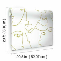 Pablo Portraits Premium Peel + Stick Wallpaper Peel and Stick Wallpaper York   
