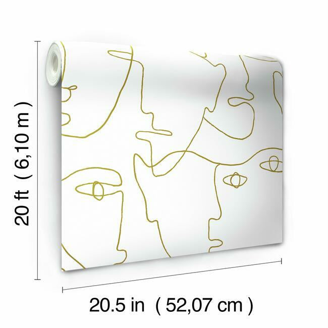 Pablo Portraits Premium Peel + Stick Wallpaper Peel and Stick Wallpaper York   