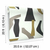 Modernist Premium Peel + Stick Wallpaper Peel and Stick Wallpaper York   