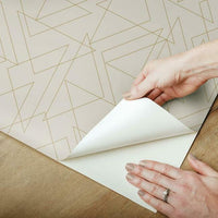 Triangulation Premium Peel + Stick Wallpaper Peel and Stick Wallpaper York   