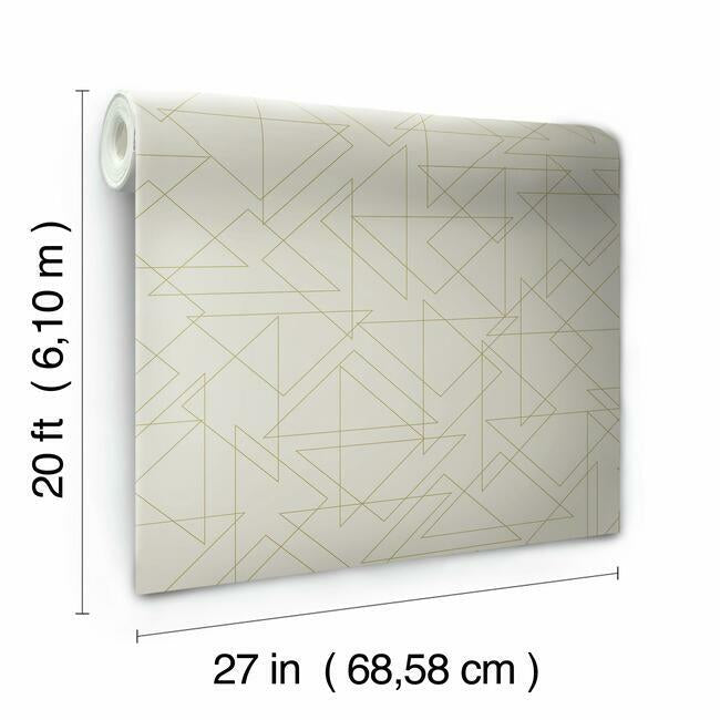 Triangulation Premium Peel + Stick Wallpaper Peel and Stick Wallpaper York   