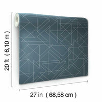 Triangulation Premium Peel + Stick Wallpaper Peel and Stick Wallpaper York   