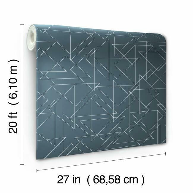 Triangulation Premium Peel + Stick Wallpaper Peel and Stick Wallpaper York   