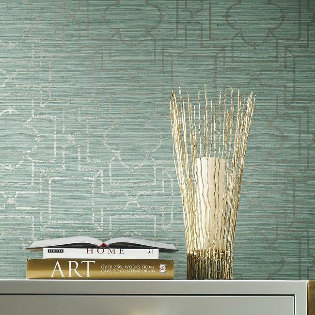 Quatrefoil Trellis Premium Peel + Stick Wallpaper Peel and Stick Wallpaper York   