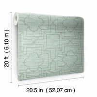 Quatrefoil Trellis Premium Peel + Stick Wallpaper Peel and Stick Wallpaper York   
