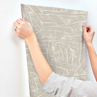 Urban Chalk Premium Peel + Stick Wallpaper Peel and Stick Wallpaper York   