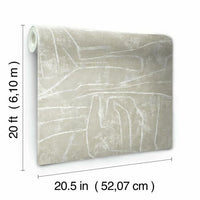 Urban Chalk Premium Peel + Stick Wallpaper Peel and Stick Wallpaper York   