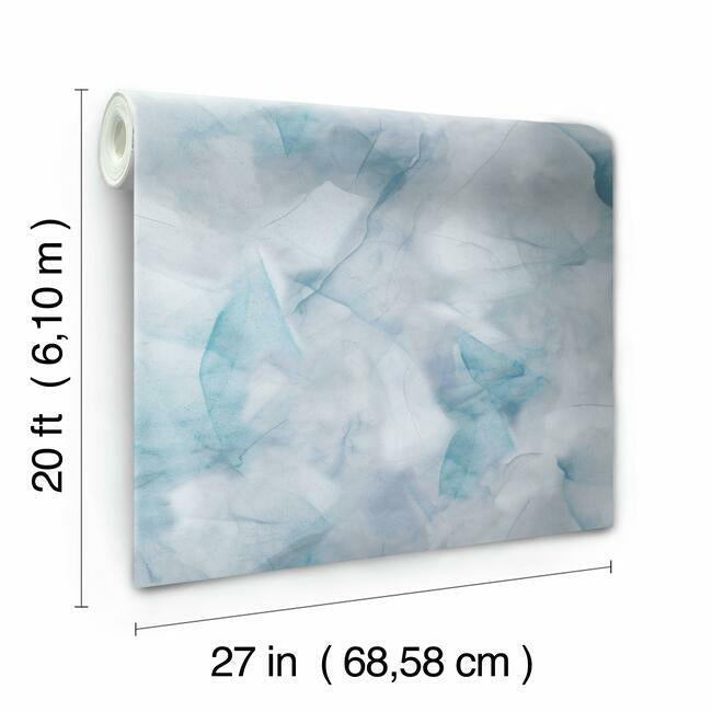 Watercolor Silks Premium Peel + Stick Wallpaper Peel and Stick Wallpaper York   