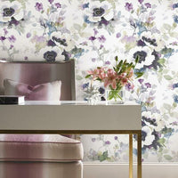 Garden Anemone Premium Peel + Stick Wallpaper Peel and Stick Wallpaper York   