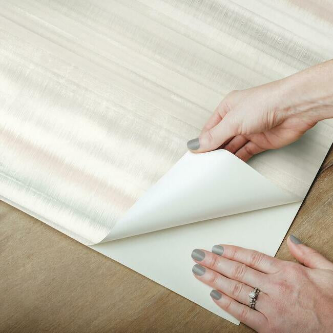 Fleeting Horizon Stripe Premium Peel + Stick Wallpaper Peel and Stick Wallpaper York   