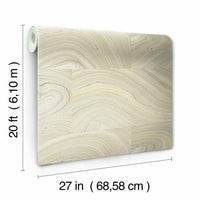 Onyx Premium Peel + Stick Wallpaper Peel and Stick Wallpaper Candice Olson   