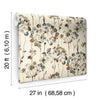 Flourish Premium Peel + Stick Wallpaper Peel and Stick Wallpaper Candice Olson   