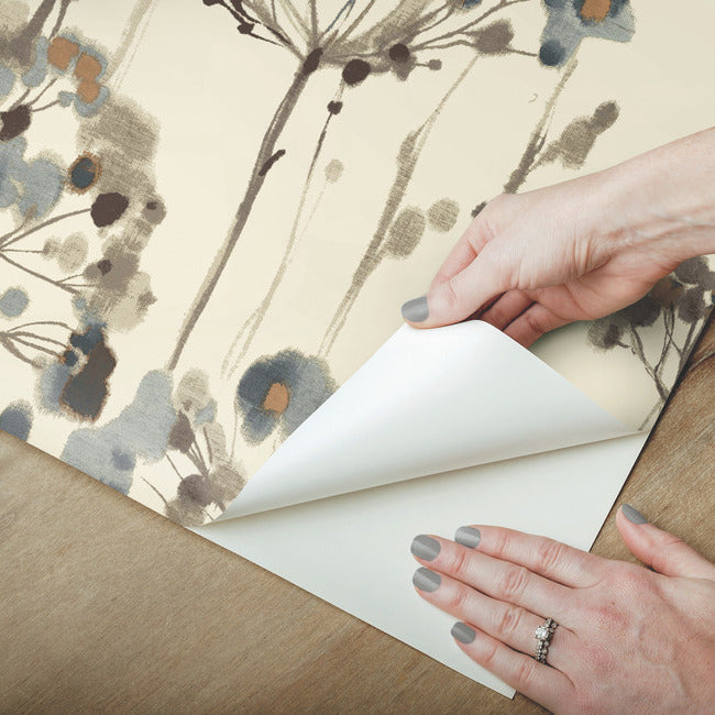 Flourish Premium Peel + Stick Wallpaper Peel and Stick Wallpaper Candice Olson   