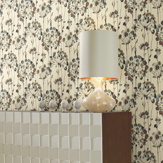 Flourish Premium Peel + Stick Wallpaper Peel and Stick Wallpaper Candice Olson   