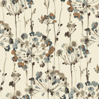 Flourish Premium Peel + Stick Wallpaper Peel and Stick Wallpaper Candice Olson Roll Teal 
