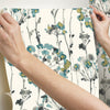 Flourish Premium Peel + Stick Wallpaper Peel and Stick Wallpaper Candice Olson   