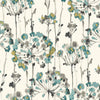 Flourish Premium Peel + Stick Wallpaper Peel and Stick Wallpaper Candice Olson Roll Turquoise 