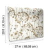 Flourish Premium Peel + Stick Wallpaper Peel and Stick Wallpaper Candice Olson   