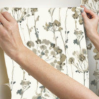 Flourish Premium Peel + Stick Wallpaper Peel and Stick Wallpaper Candice Olson   
