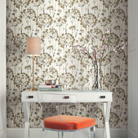 Flourish Premium Peel + Stick Wallpaper Peel and Stick Wallpaper Candice Olson   
