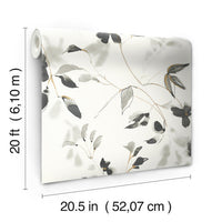 Linden Flower Premium Peel + Stick Wallpaper Peel and Stick Wallpaper Candice Olson   