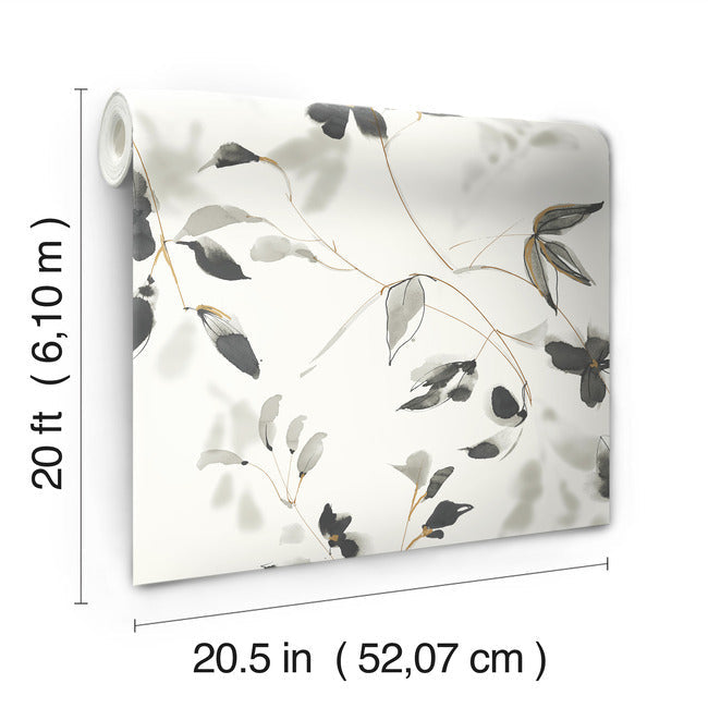 Linden Flower Premium Peel + Stick Wallpaper Peel and Stick Wallpaper Candice Olson   