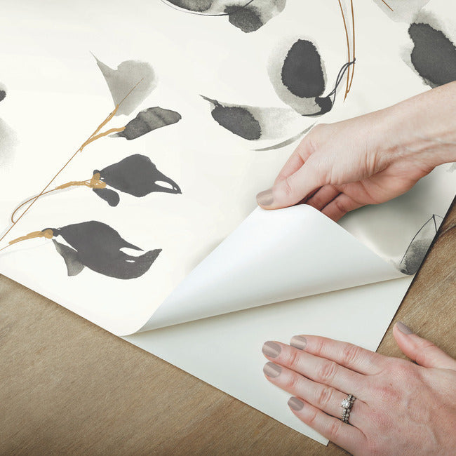 Linden Flower Premium Peel + Stick Wallpaper Peel and Stick Wallpaper Candice Olson   
