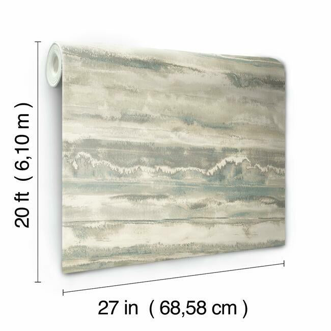 High Tide Premium Premium Peel + Stick Wallpaper Peel and Stick Wallpaper Candice Olson   