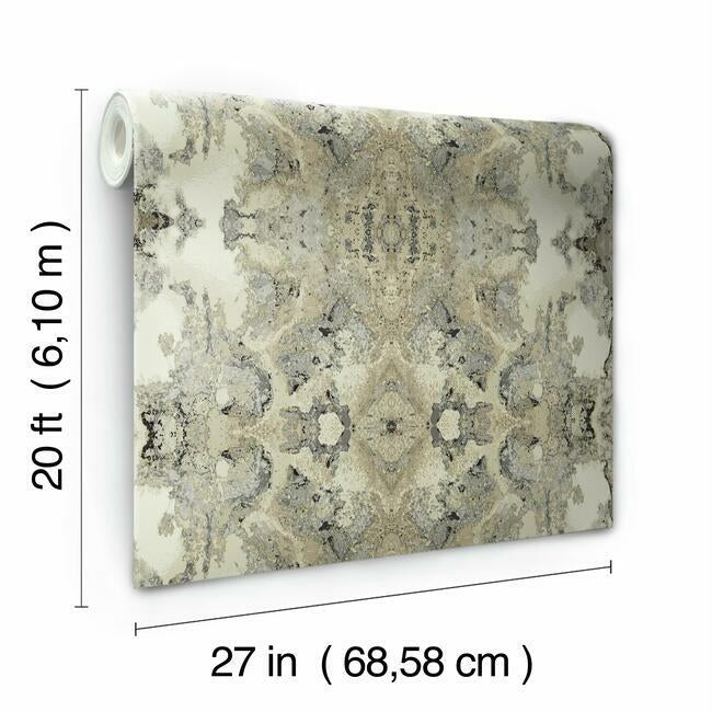 Inner Beauty Premium Peel + Stick Wallpaper Peel and Stick Wallpaper Candice Olson   