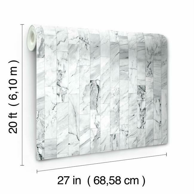 Marble Planks Premium Peel + Stick Wallpaper Peel and Stick Wallpaper York   