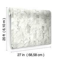 Marble Planks Premium Peel + Stick Wallpaper Peel and Stick Wallpaper York   