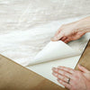 Carrara Horizontal Premium Peel + Stick Wallpaper Peel and Stick Wallpaper York   