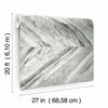Carrara Horizontal Premium Peel + Stick Wallpaper Peel and Stick Wallpaper York   