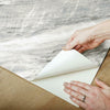 Carrara Horizontal Premium Peel + Stick Wallpaper Peel and Stick Wallpaper York   
