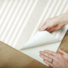 French Linen Stripe Premium Peel + Stick Wallpaper Peel and Stick Wallpaper York   