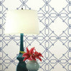 Seawater Diamond Trellis Premium Peel + Stick Wallpaper Peel and Stick Wallpaper York   